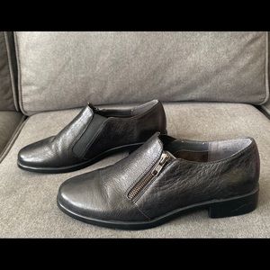 Aerosoles Publisher Blk Leather Loafer, Sz 9, NWOB